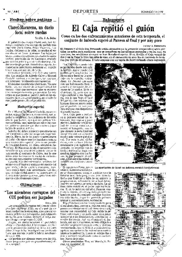 ABC SEVILLA 14-03-1999 página 96