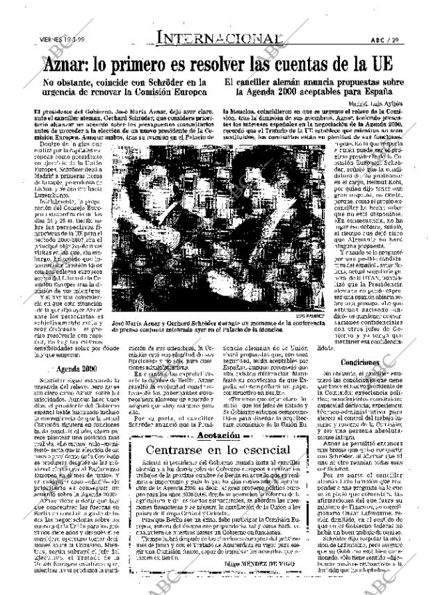 ABC MADRID 19-03-1999 página 29