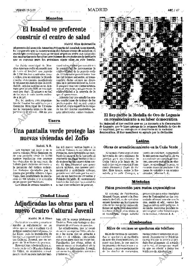 ABC MADRID 19-03-1999 página 67