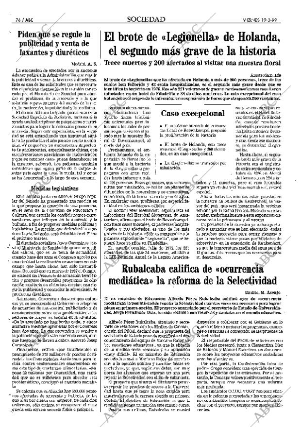 ABC MADRID 19-03-1999 página 76