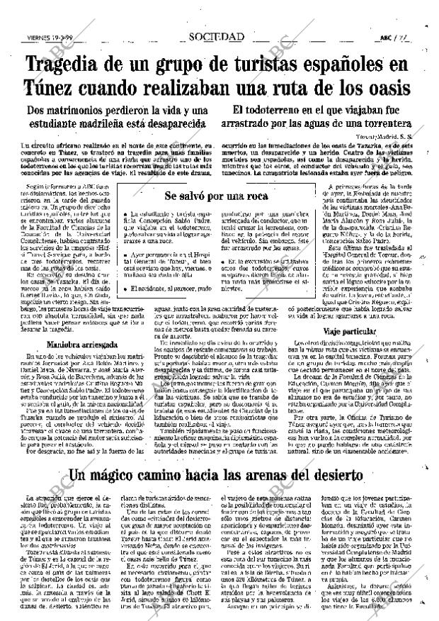 ABC MADRID 19-03-1999 página 77