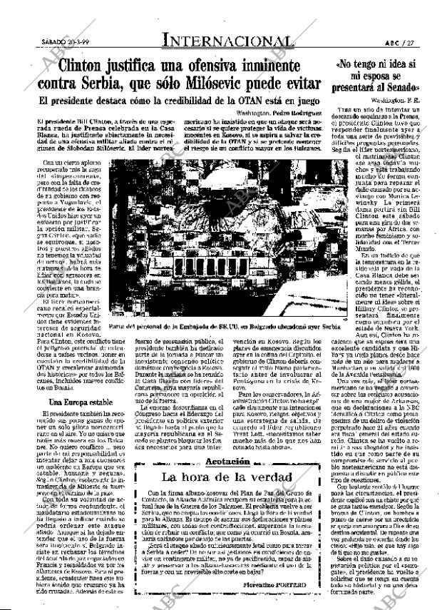 ABC MADRID 20-03-1999 página 27