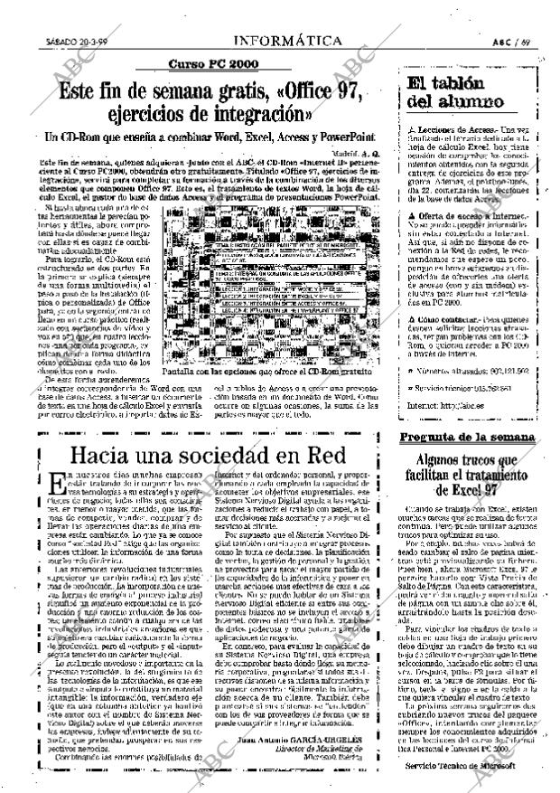 ABC MADRID 20-03-1999 página 69