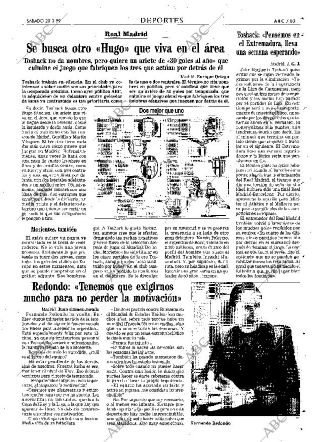 ABC MADRID 20-03-1999 página 83