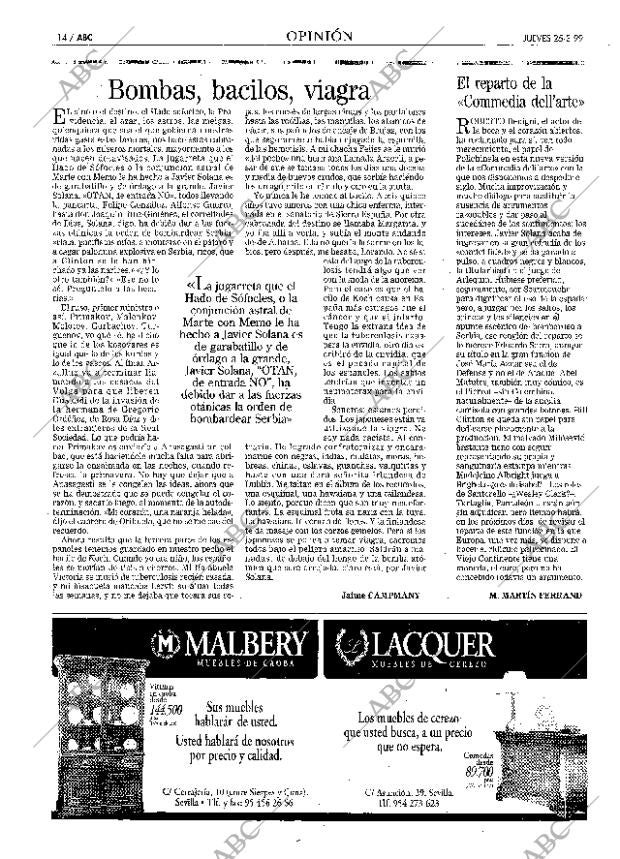 ABC SEVILLA 25-03-1999 página 14