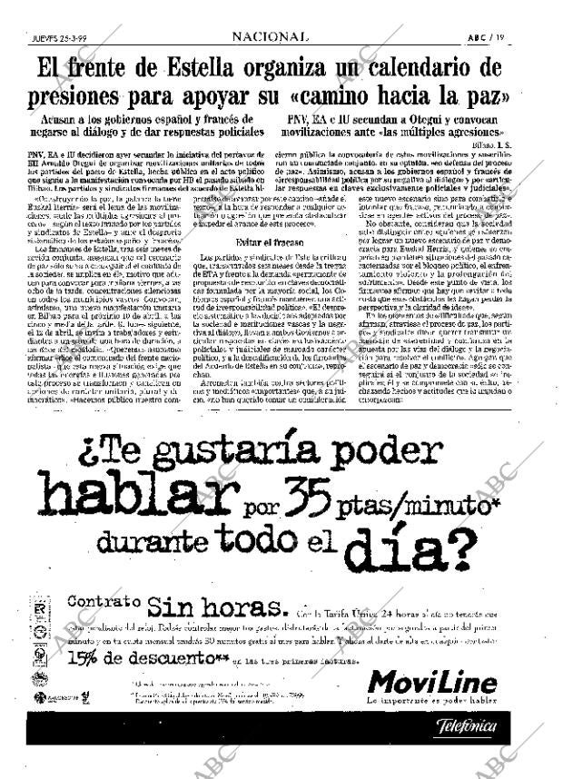 ABC SEVILLA 25-03-1999 página 19