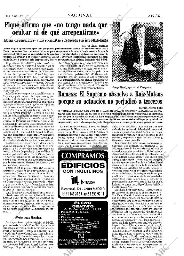 ABC SEVILLA 25-03-1999 página 21