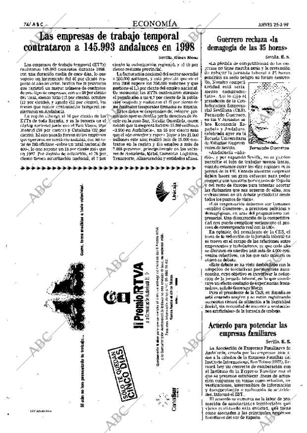 ABC SEVILLA 25-03-1999 página 74