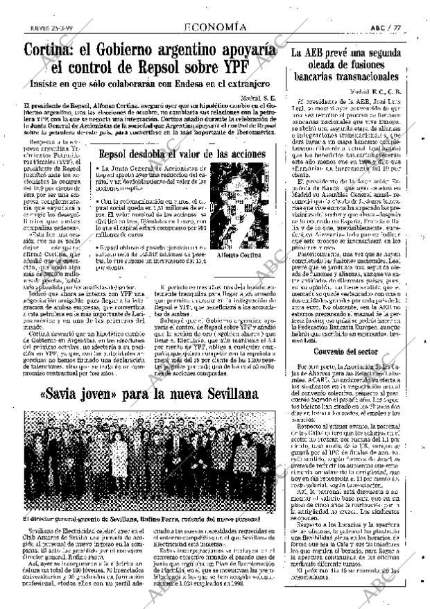 ABC SEVILLA 25-03-1999 página 77