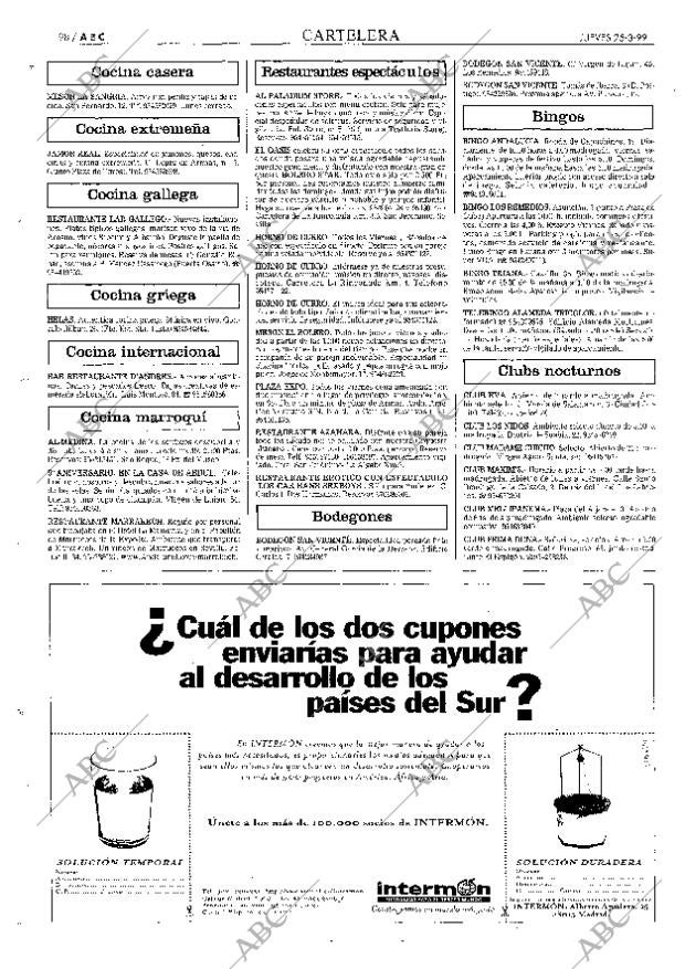 ABC SEVILLA 25-03-1999 página 98