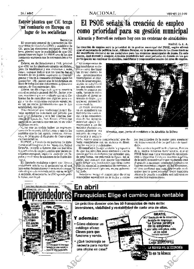 ABC MADRID 26-03-1999 página 26