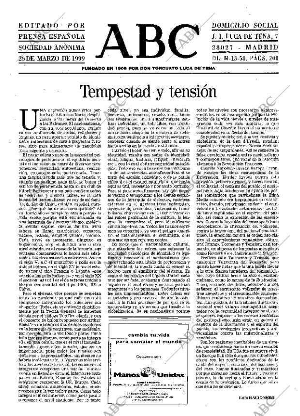ABC MADRID 26-03-1999 página 3