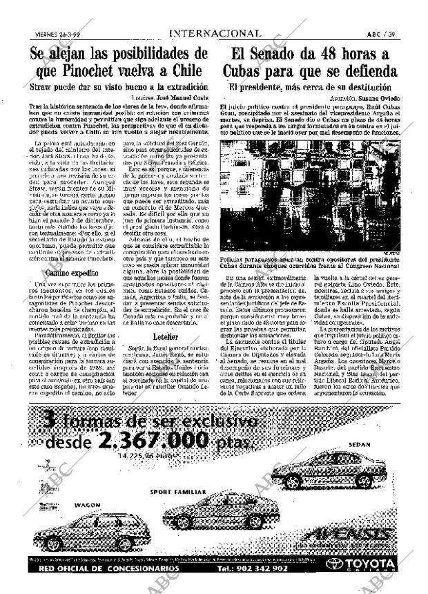 ABC MADRID 26-03-1999 página 39