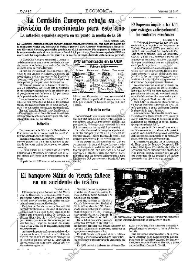 ABC MADRID 26-03-1999 página 50