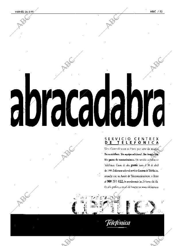 ABC MADRID 26-03-1999 página 53