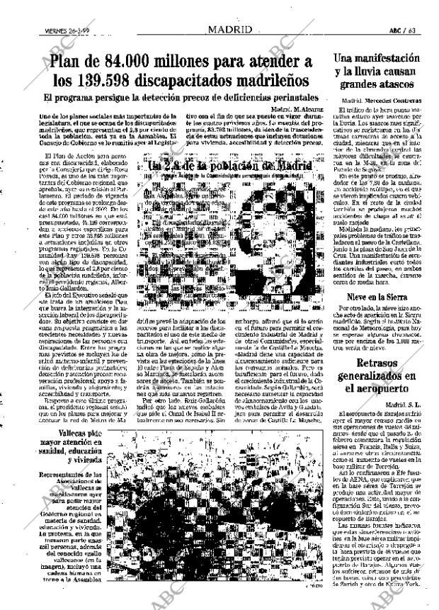 ABC MADRID 26-03-1999 página 63