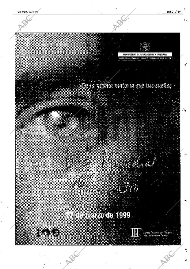 ABC MADRID 26-03-1999 página 89