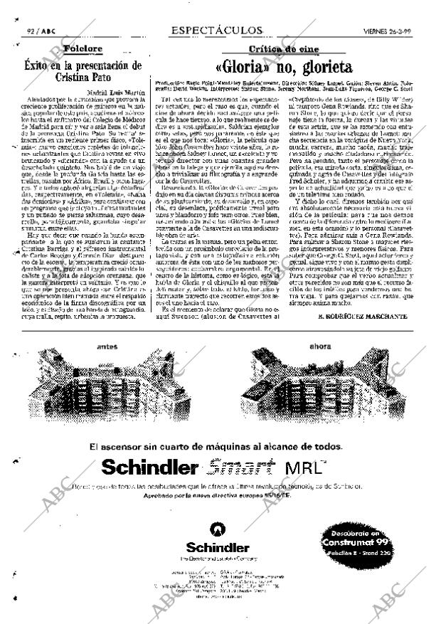 ABC MADRID 26-03-1999 página 92
