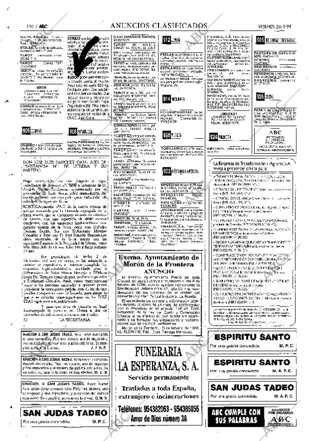 ABC SEVILLA 26-03-1999 página 110