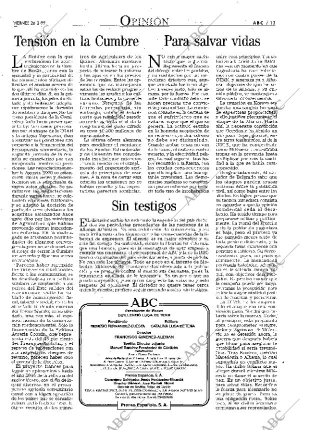 ABC SEVILLA 26-03-1999 página 13