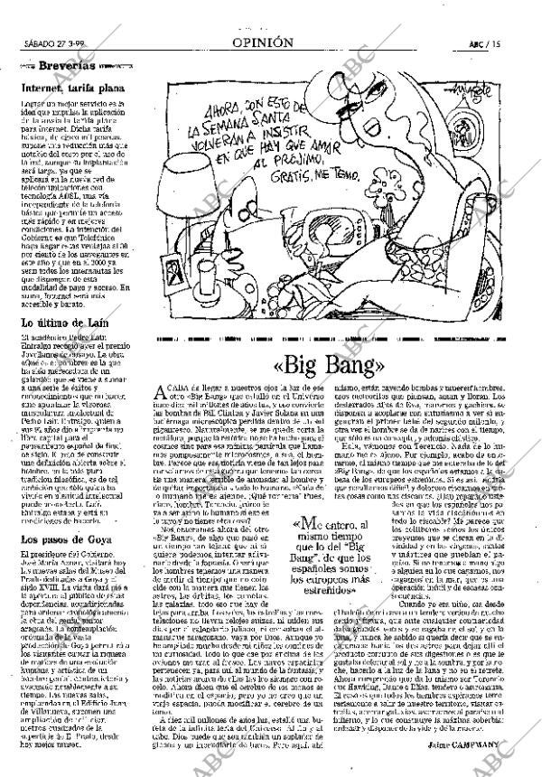 ABC MADRID 27-03-1999 página 15