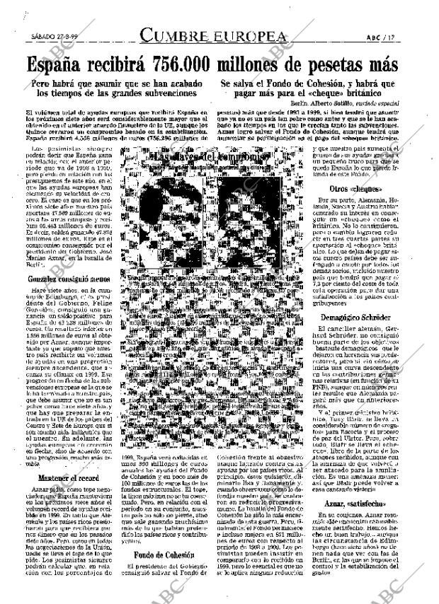ABC MADRID 27-03-1999 página 17