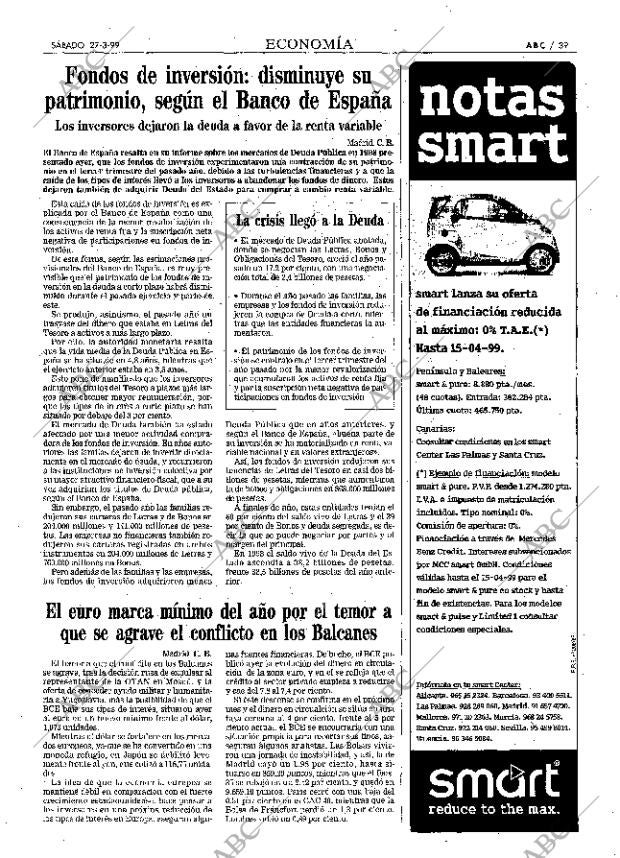 ABC MADRID 27-03-1999 página 39