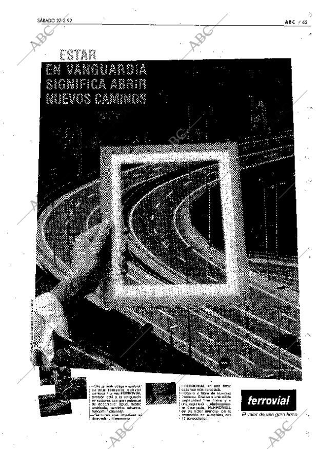 ABC MADRID 27-03-1999 página 65