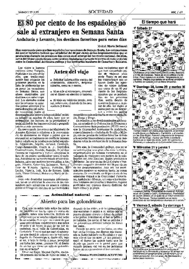 ABC MADRID 27-03-1999 página 69