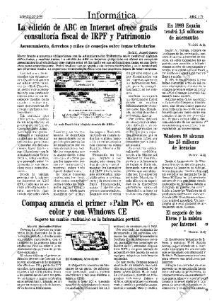 ABC MADRID 27-03-1999 página 71