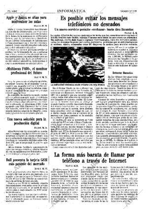 ABC MADRID 27-03-1999 página 72