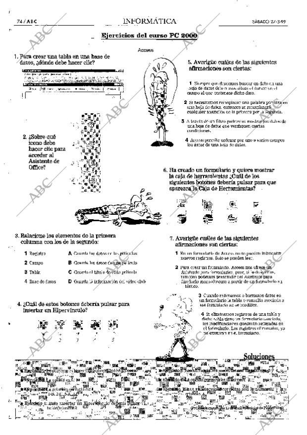 ABC MADRID 27-03-1999 página 74