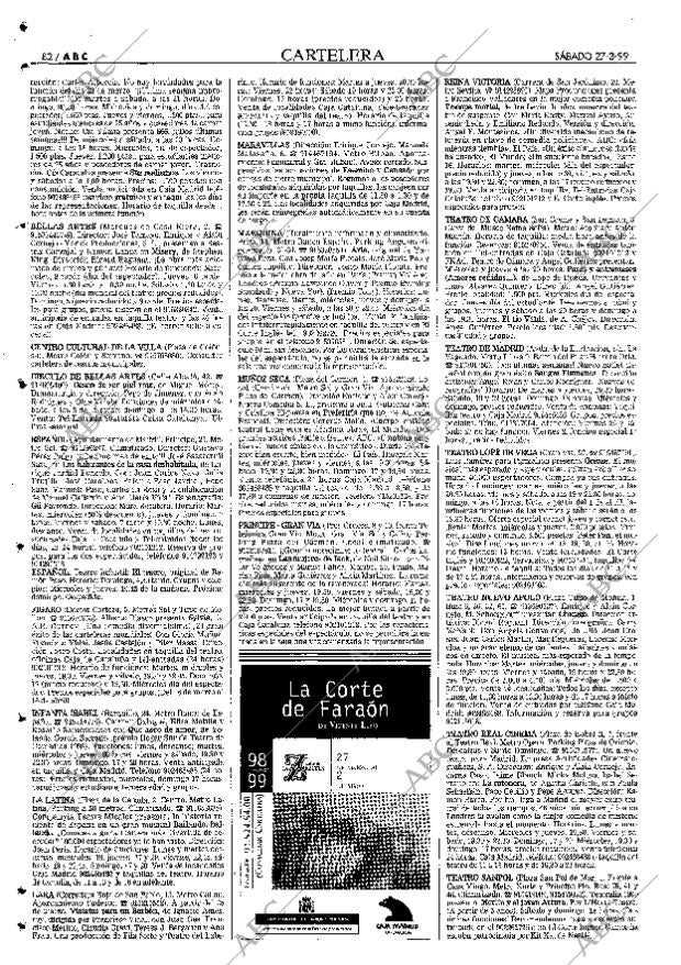 ABC MADRID 27-03-1999 página 82