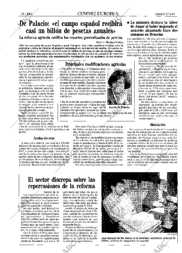 ABC SEVILLA 27-03-1999 página 18
