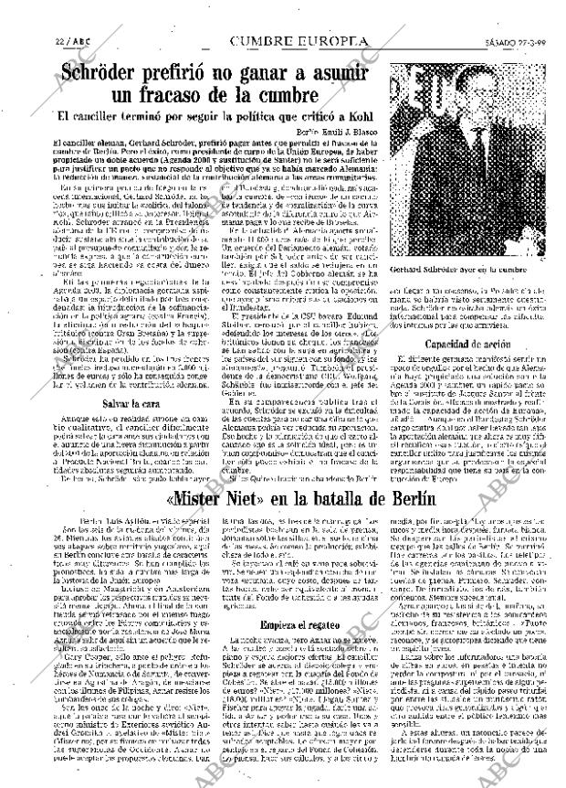 ABC SEVILLA 27-03-1999 página 22