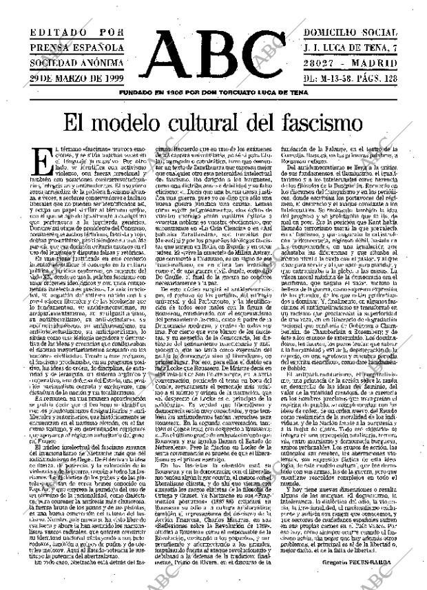 ABC MADRID 29-03-1999 página 3