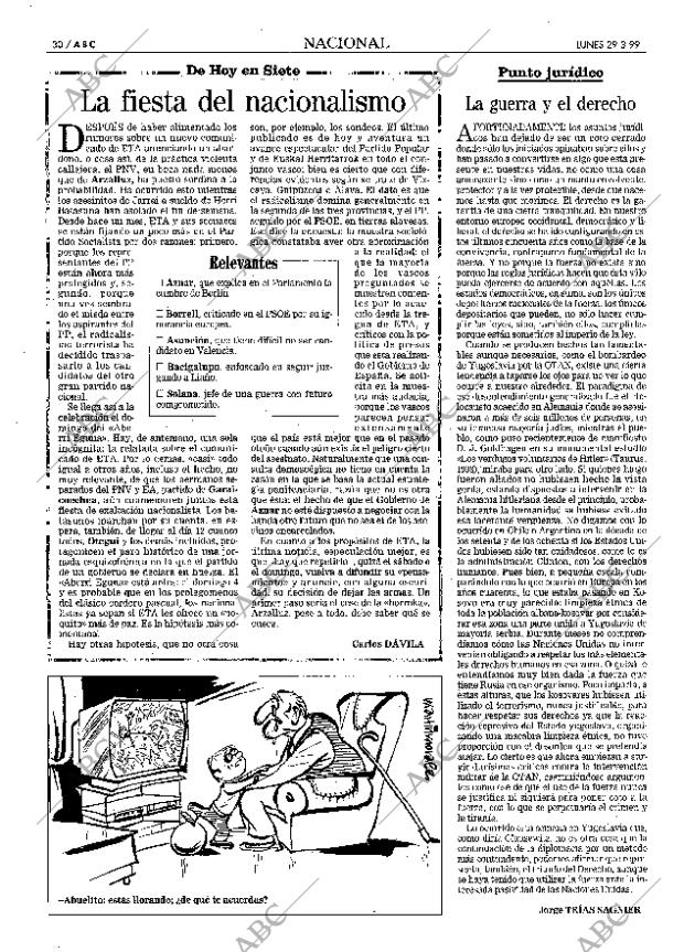 ABC MADRID 29-03-1999 página 30