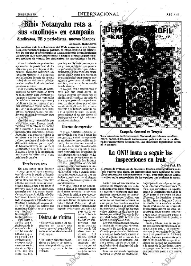 ABC MADRID 29-03-1999 página 41