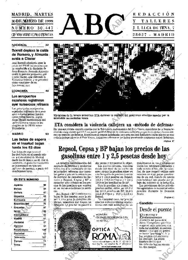 ABC MADRID 30-03-1999 página 11