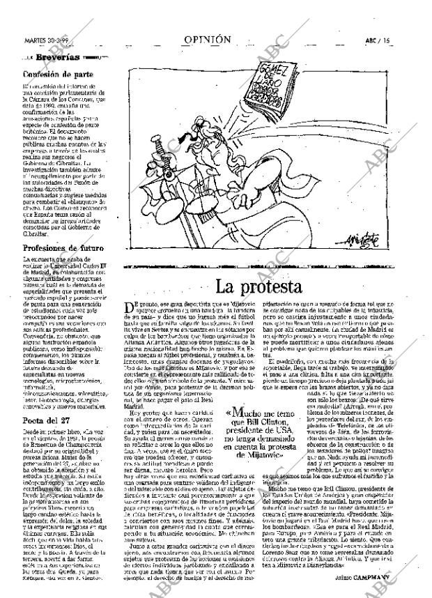 ABC MADRID 30-03-1999 página 15