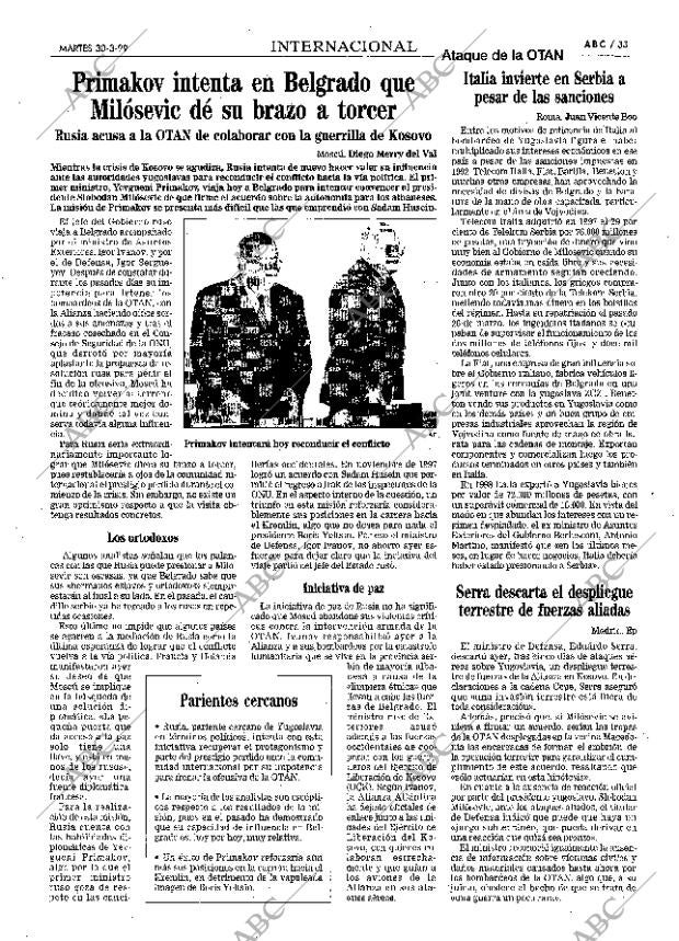 ABC MADRID 30-03-1999 página 33