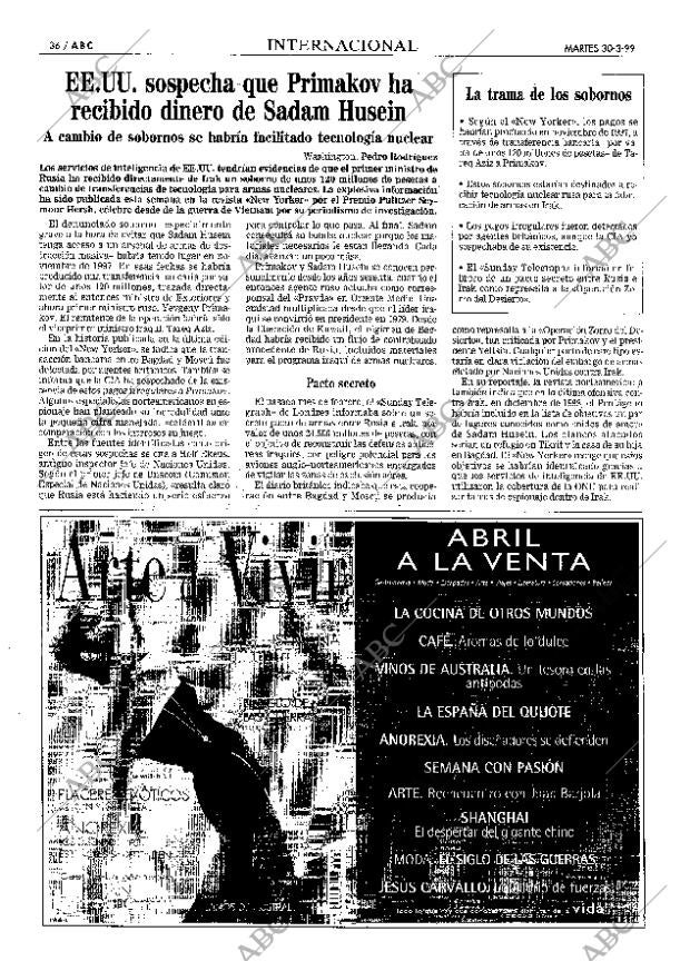 ABC MADRID 30-03-1999 página 36