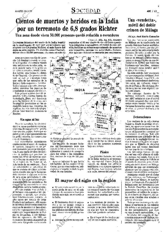 ABC MADRID 30-03-1999 página 63