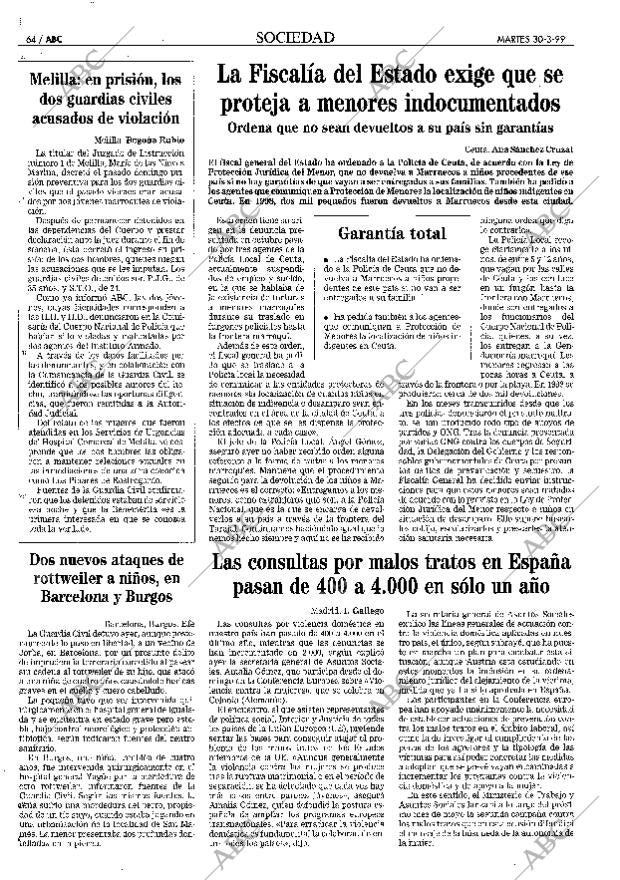 ABC MADRID 30-03-1999 página 64