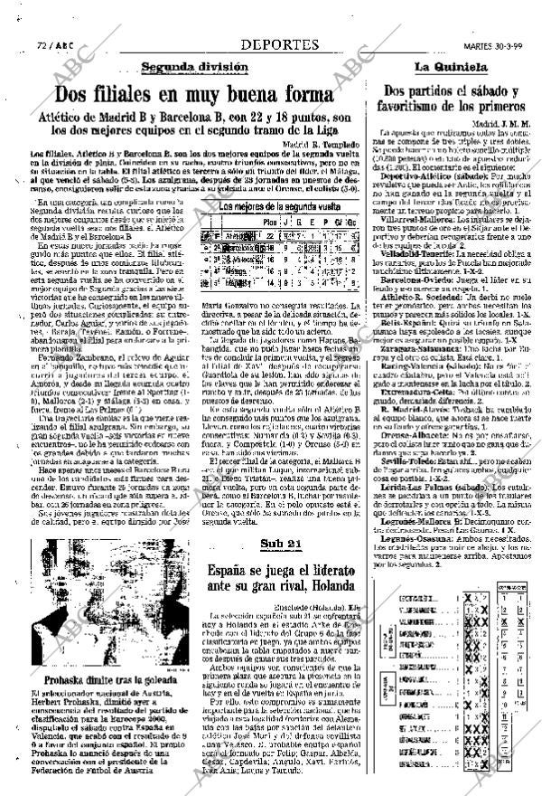 ABC MADRID 30-03-1999 página 72