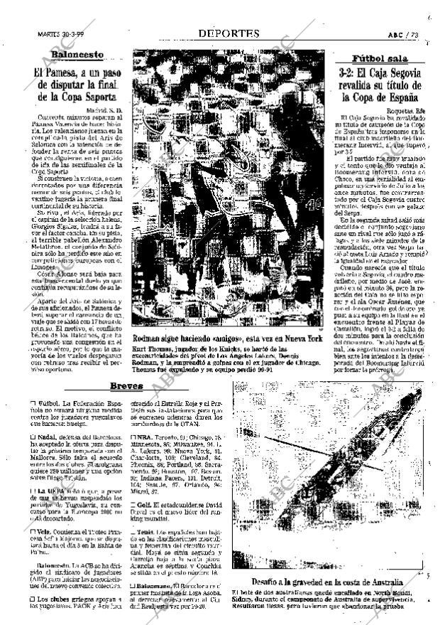 ABC MADRID 30-03-1999 página 73
