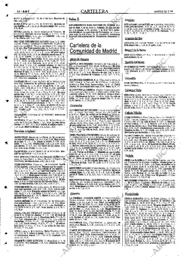ABC MADRID 30-03-1999 página 84