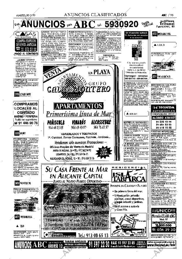 ABC MADRID 30-03-1999 página 95