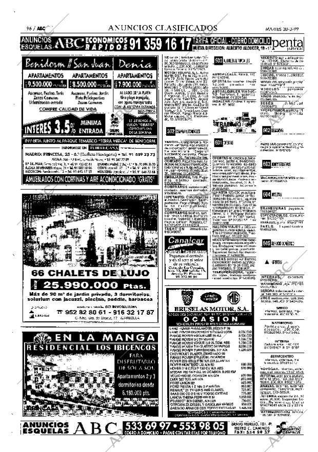 ABC MADRID 30-03-1999 página 96