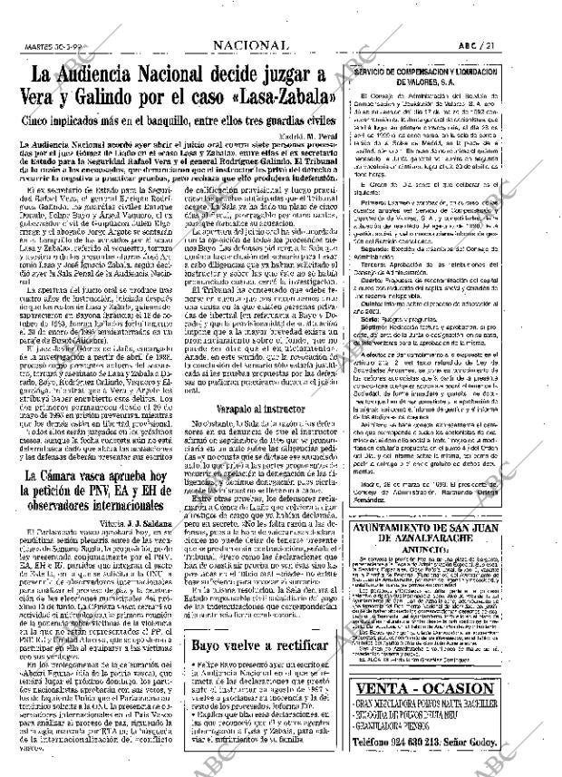 ABC SEVILLA 30-03-1999 página 21